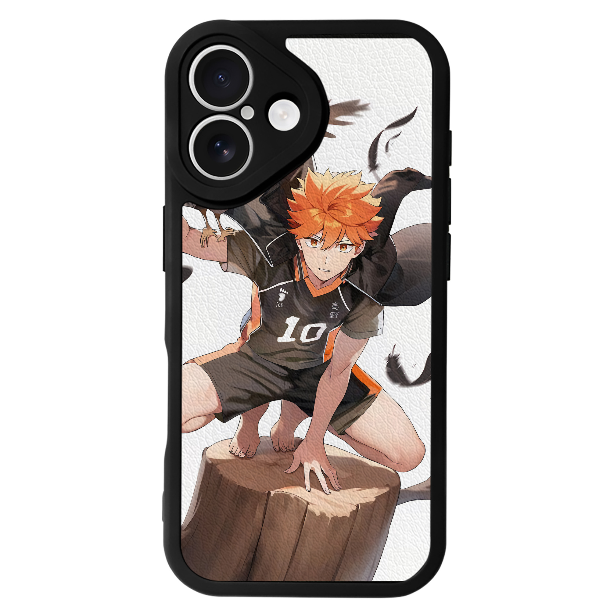 （画像用） ハイキュー!! Haikyu!! 【iPhone 16シリーズ対応】シリコンスマホケース（レザー調） 材質：シリコン